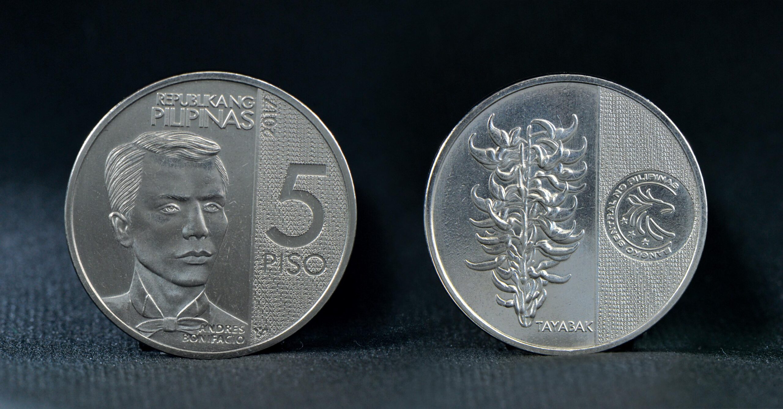 BSP releases new P5 coin to honor Andres Bonifacio
