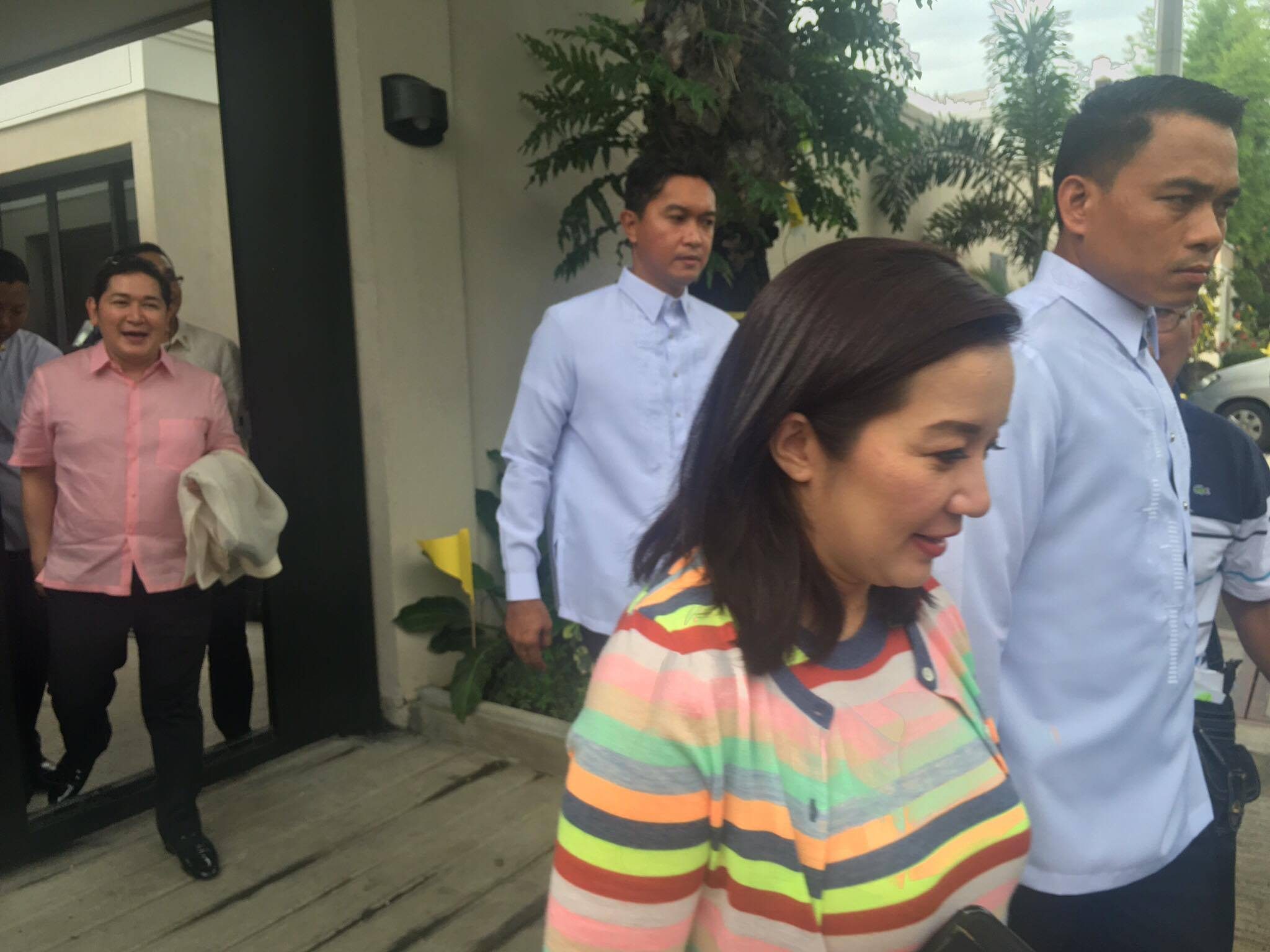 Kris Aquino tiba di rumah Noy