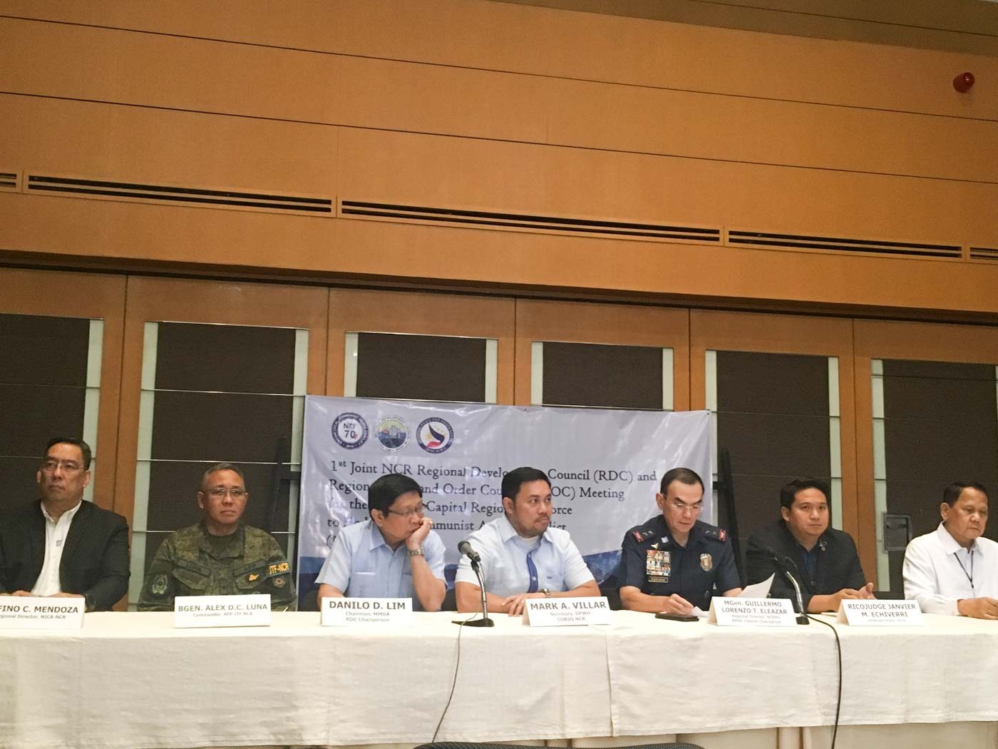 NCR task force formed to counter ‘front organizations’