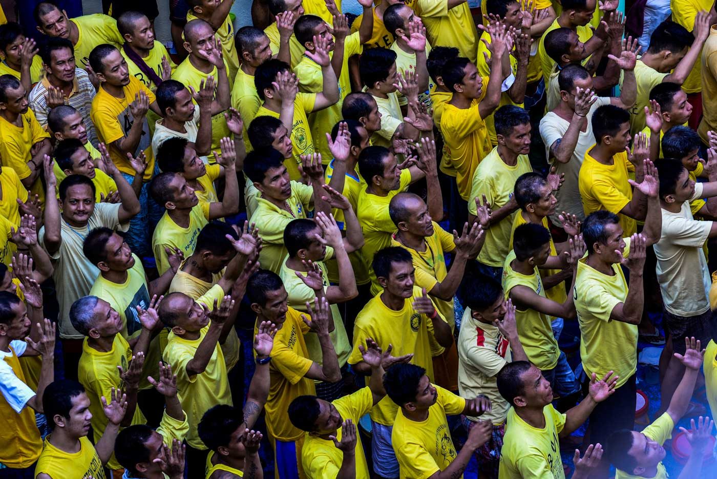 IN PHOTOS: Simbang Hapon at Quezon City jail