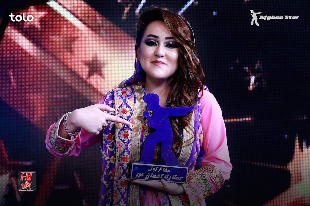 ‘Afghan American Idol’ won by a woman for the first time