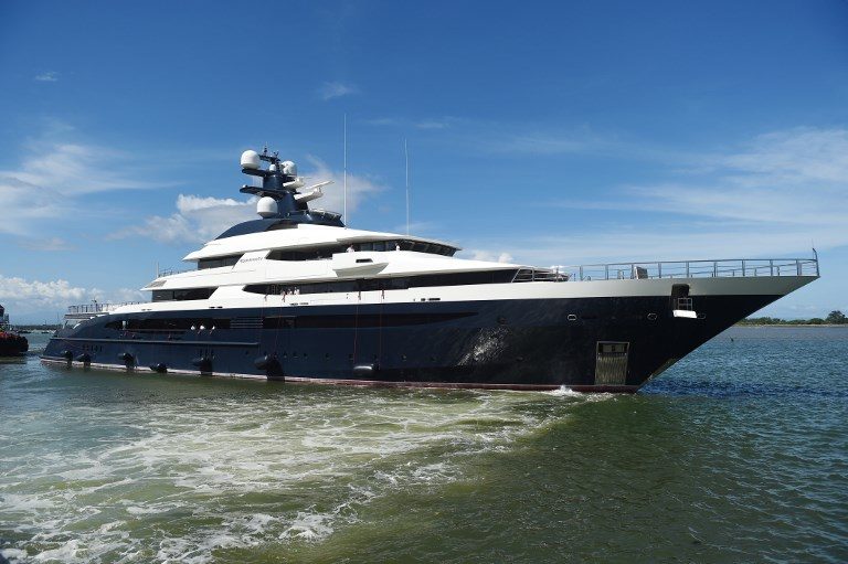 Luxury yacht linked to 1MDB scandal arrives in Malaysia