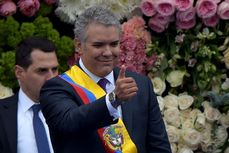 Colombia’s new leader plans changes to FARC peace deal