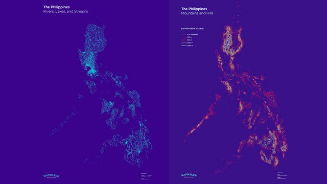 LOOK: ‘Circulatory’ and ‘skeletal’ maps of the Philippines