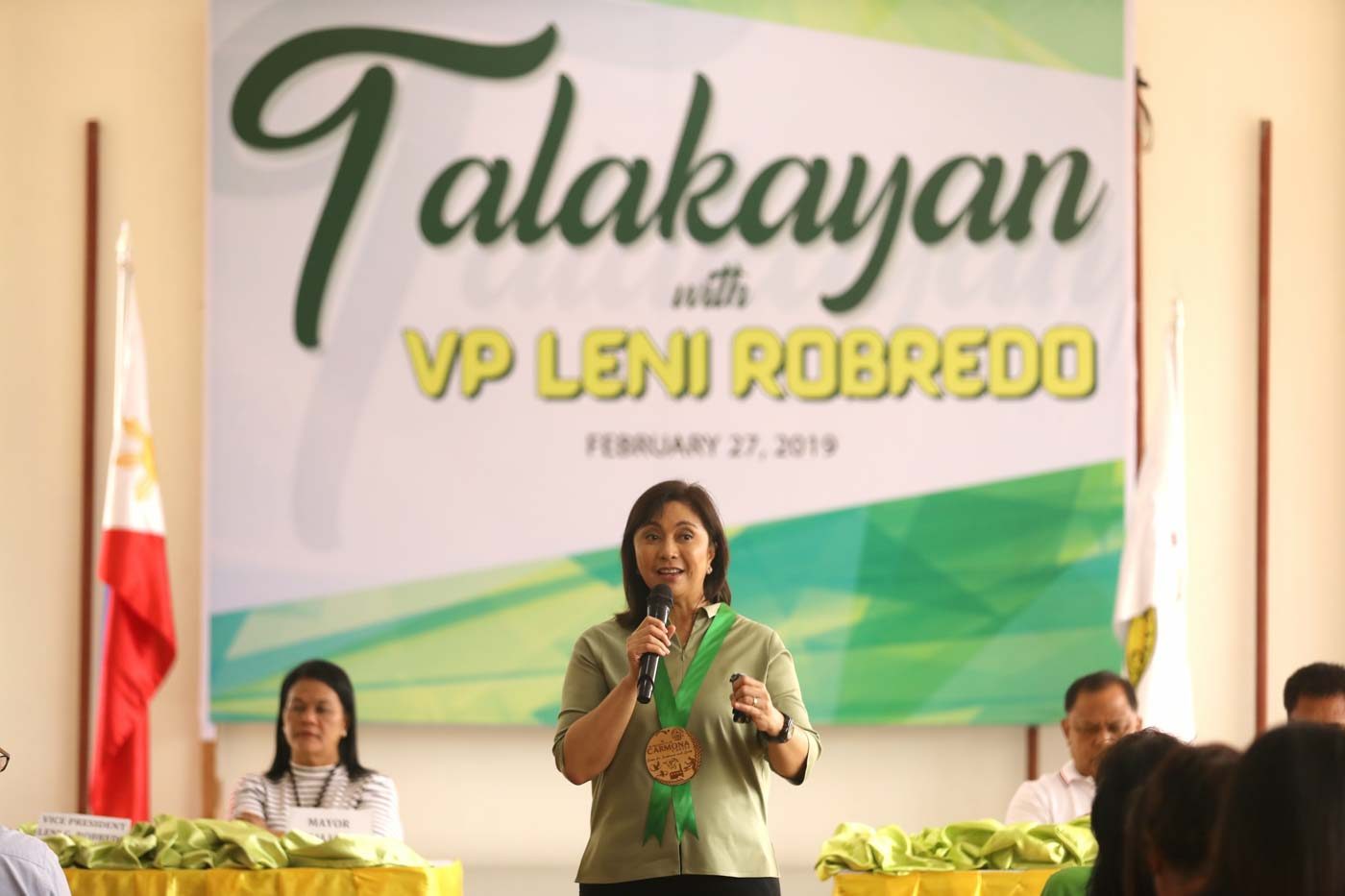 Robredo to candidates: Not bad to entertain, but discuss platforms too