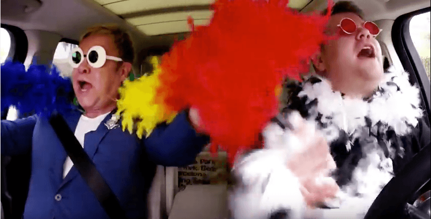 WATCH: Elton John joins James Corden for ‘Carpool Karaoke’