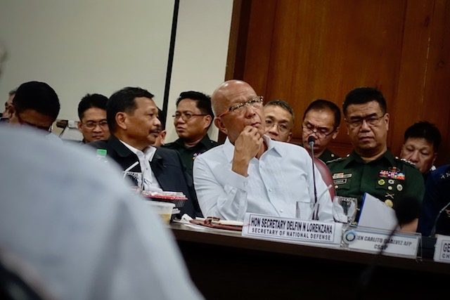 Duterte did not consult Lorenzana on Trillanes’ amnesty