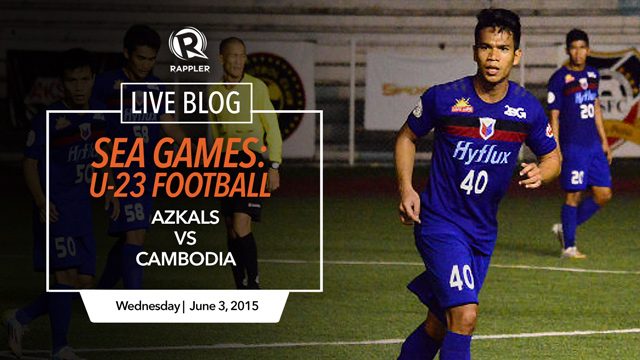 LIVE BLOG: Azkals vs Cambodia – SEA Games 2015