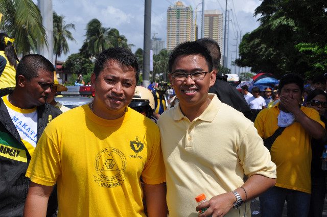 TANDEM. Vice Mayor Romulo Peña Jr with Mayor Jejomar Erwin Binay Jr. Photo from Peña's Flickr account 
