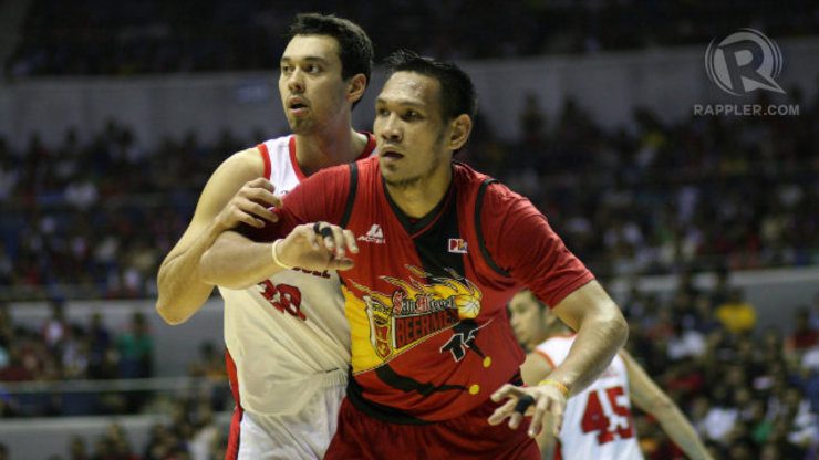 San Miguel holds off Ginebra to grab solo second spot