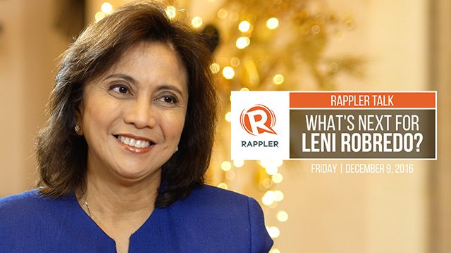 Rappler Talk: What’s next for Leni Robredo?