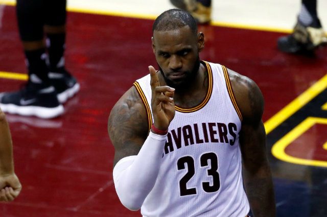 WATCH: LeBron goes All-Star and lobs to himself for a dunk in Game 4