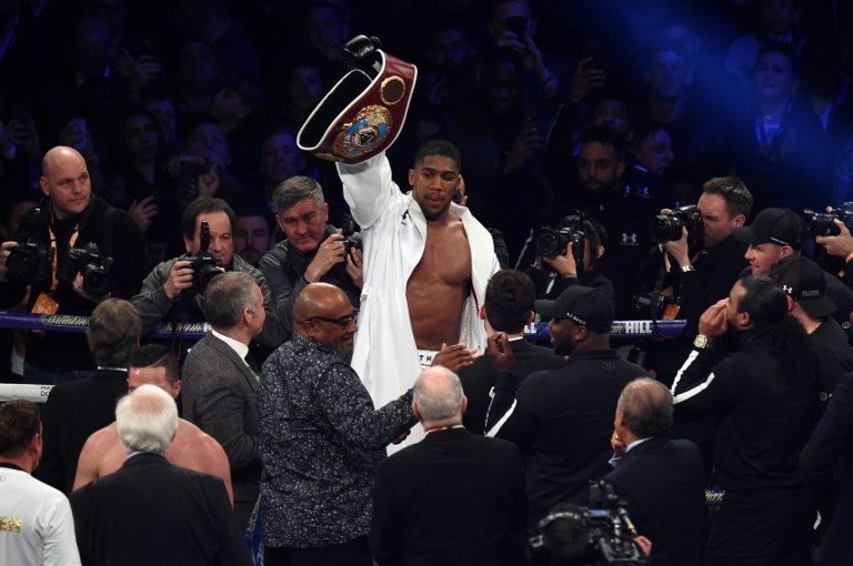 Doping is worse than losing, says Anthony Joshua