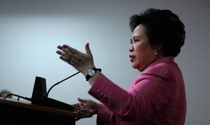 Miriam favors emergency powers for Aquino