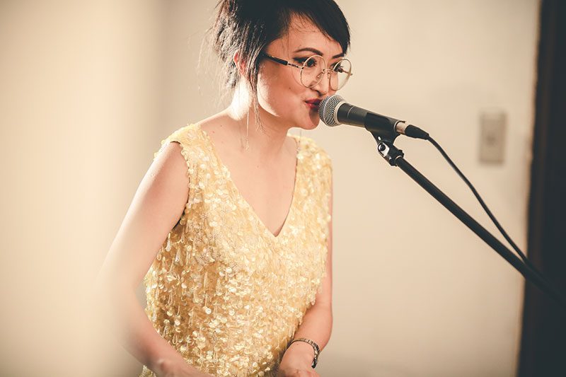 KATE TORRALBA. The fashion designer is also a talented musician