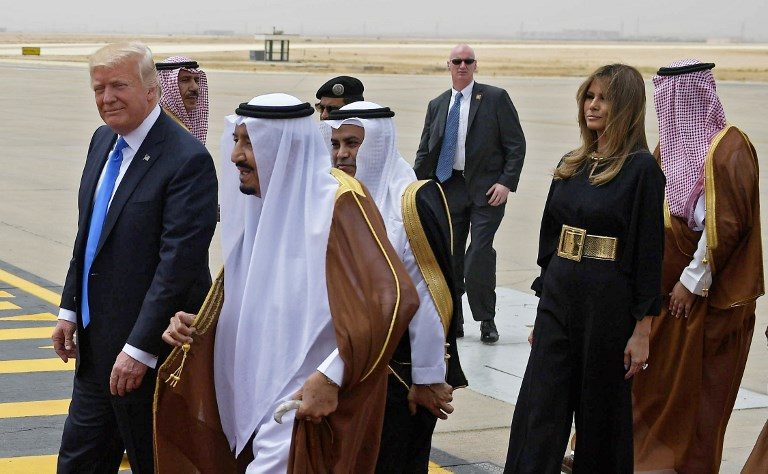 Trump starts foreign tour in Saudi as scandals mount at home