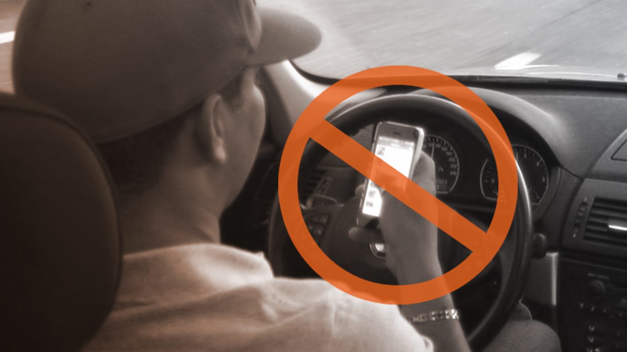What is ‘line of sight’ under the Anti-Distracted Driving Act?