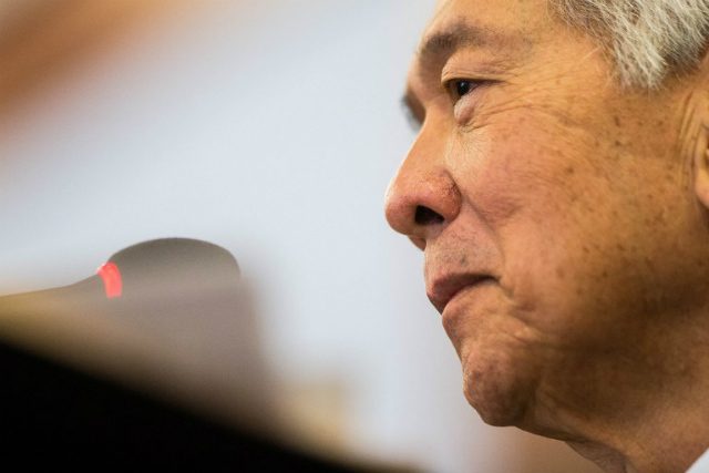 CITIZENSHIP QUESTIONED. Despite questions about his citizenship, Foreign Secretary Perfecto Yasay Jr says he has never been a US citizen. File photo by Zach Gibson/AFP  