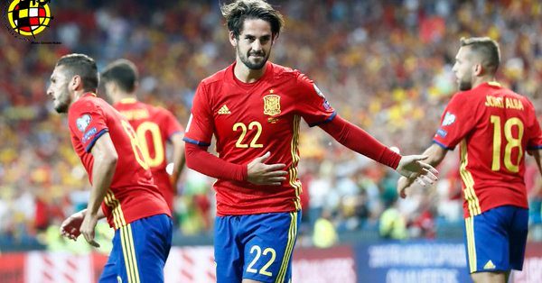 Spanyol tekuk Italia 3-0, selangkah lagi ke Piala Dunia Rusia