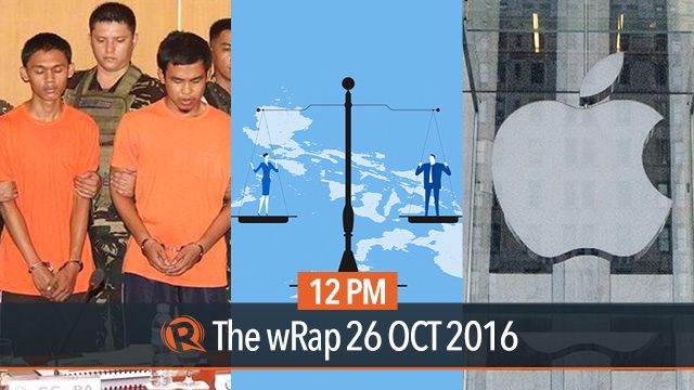 Pro-ISIS groups in PH, gender equality, Apple sales | 12PM wRap