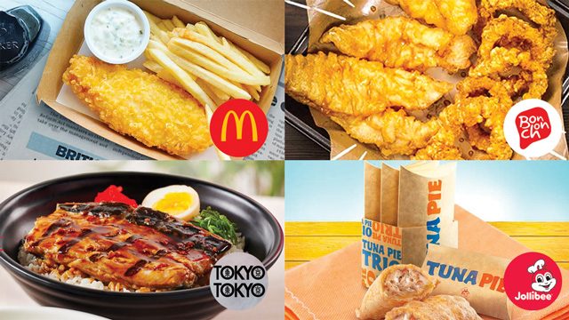 LIST: Seafood options from fast food joints in the Philippines