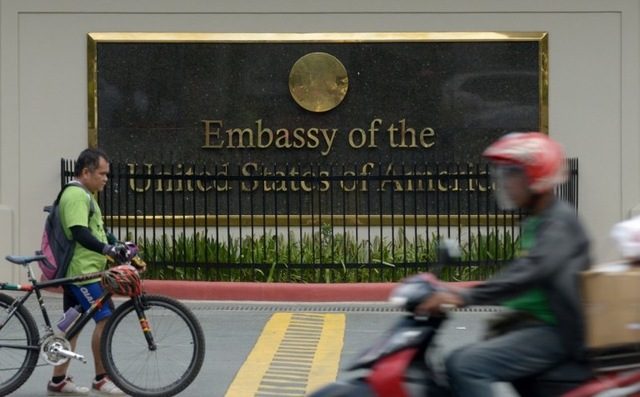 U.S. embassy closed October 14