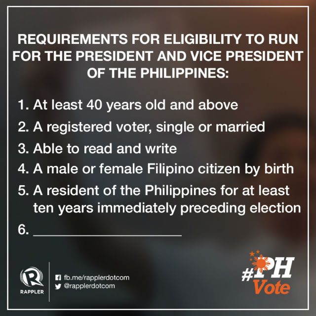Who can run for president? Netizens urge more qualifications