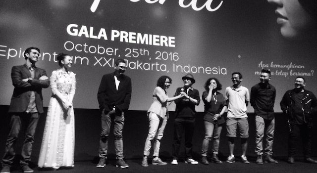 Gelaran gala premiere film 'Terpana' dihadiri para bintang dan sutradara serta pendukung film lainnya di Cinema XXI Epicentrum Walk, Selasa, 25 Oktober. Foto dari akun twitter film Terpana. 