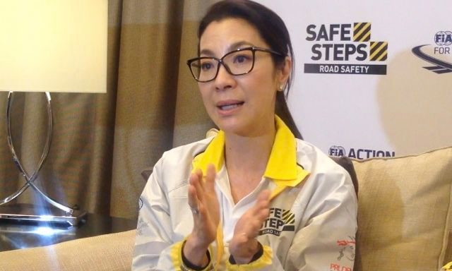 ADVOCATE. Actress Michelle Yeoh is the ambassador for the Safe Steps road safety campaign. Photo by Katerina Francisco/Rappler 