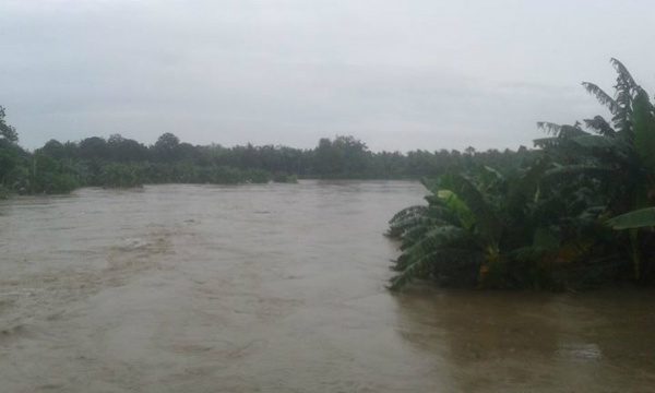 DAMAWATO RIVER. Rising water from this river affected at least 4 barangays in Datu Paglas, Maguindanao. Image courtesy of the Office of Civil Defense - ARMM. 