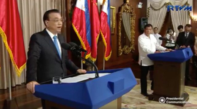 Li says PH-China ties as warm as Manila temperature
