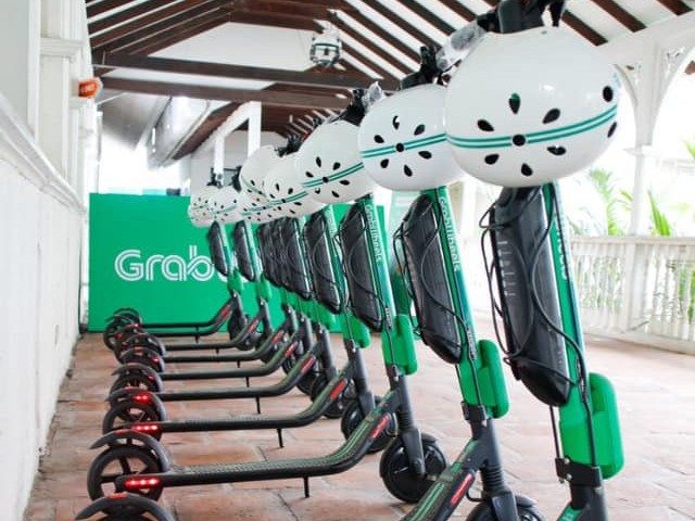 Grab provides free e-scooter service to frontliners