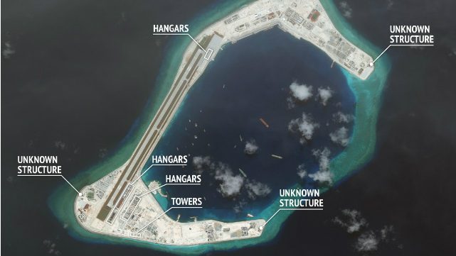 Photos show China building hangars in West PH Sea