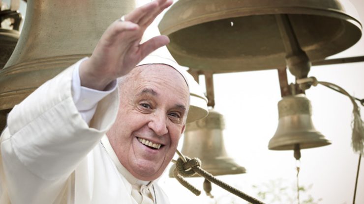 Church bells ring for Pope Francis