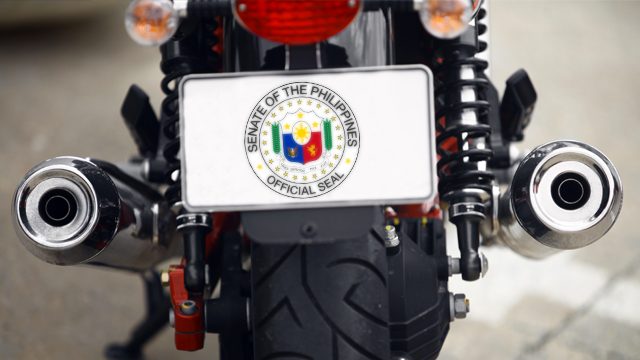 Senate OKs bigger motorcycle plates to deter riding-in-tandems