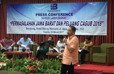 Suvei Pilgub Jabar: Elektabilitas Ridwan Kamil tertinggi