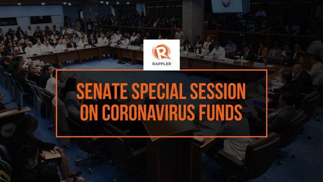 LIVE: Senate special session on coronavirus funds
