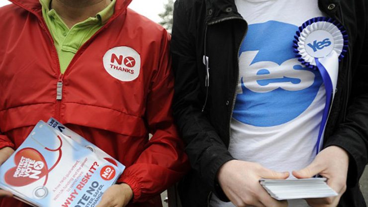 Mindful of history and a tight race, Scots vote en masse