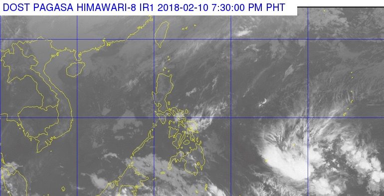 Scattered rains in Cagayan Valley, Cordillera on February 11
