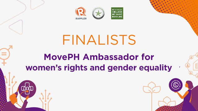 Meet the finalists for 2019 MovePH Ambassador for women’s rights and gender equality