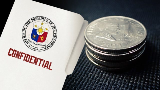 These offices get a share of Duterte’s P2.5B confidential, intel funds