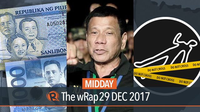 Rodrigo Duterte, Mandaluyong shootout, Bangko Sentral deadline | Midday wRap