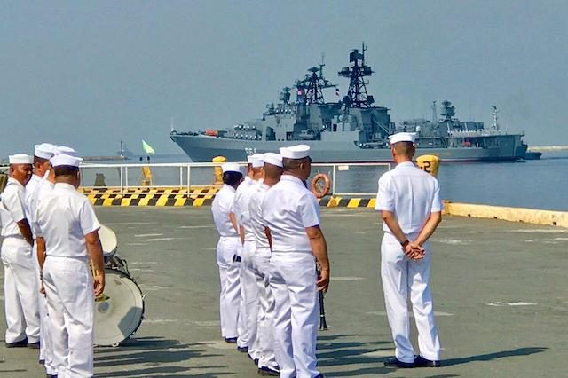3 Russian warships dock in Manila amid Balikatan