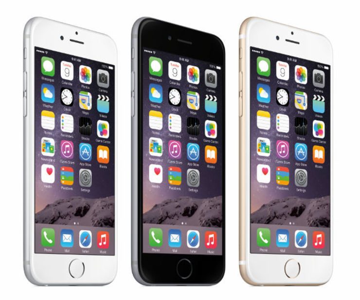 iPHONE. Tampilan iPhone 6 dan iPhone 6 plus ketika baru diluncurkan. Foto diambil dari Apple Inc. 
