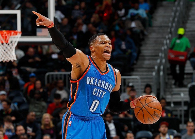 Westbrook triple-double lifts Thunder over Spurs
