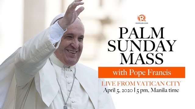 LIVE: Palm Sunday 2020 with Pope Francis