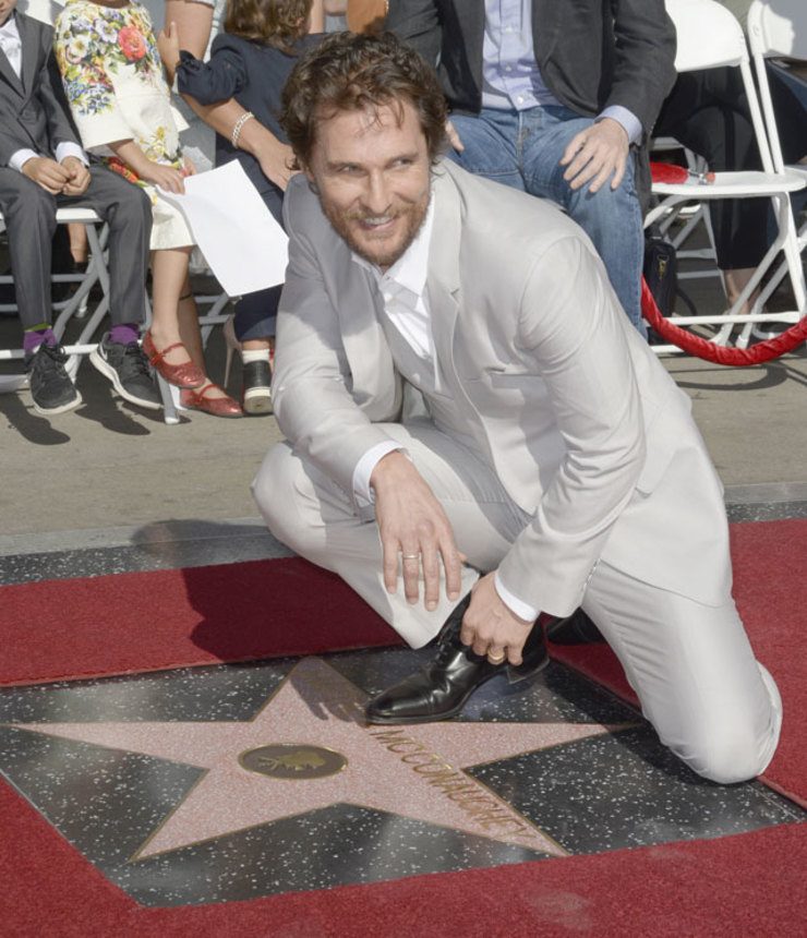 Matthew McConaughey gets Hollywood star