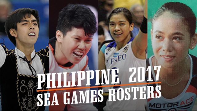 FULL LIST: 2017 Philippines SEA Games athlete rosters