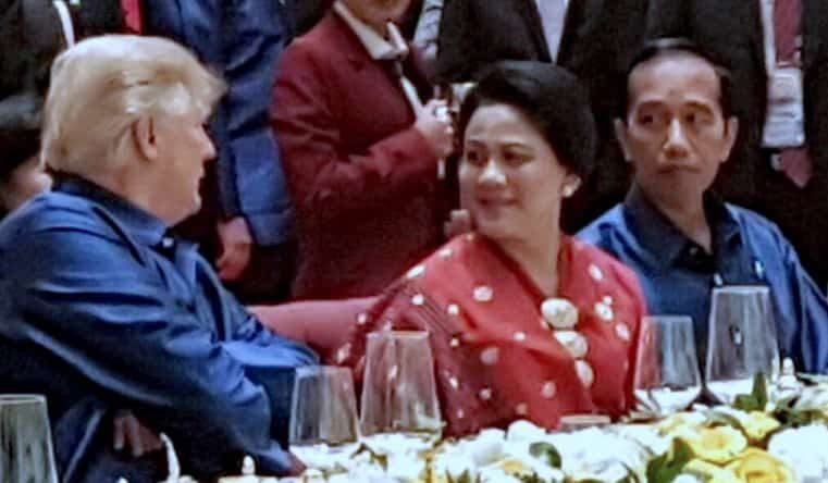 Bertemu Jokowi, Presiden Trump ucapkan selamat atas pernikahan Kahiyang