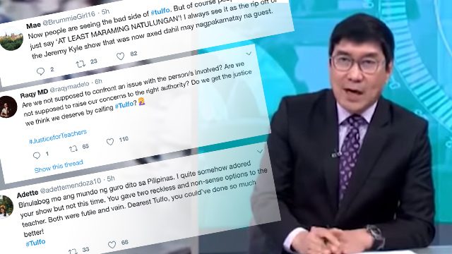 Raffy Tulfo in hot water after persuading teacher to have license revoked